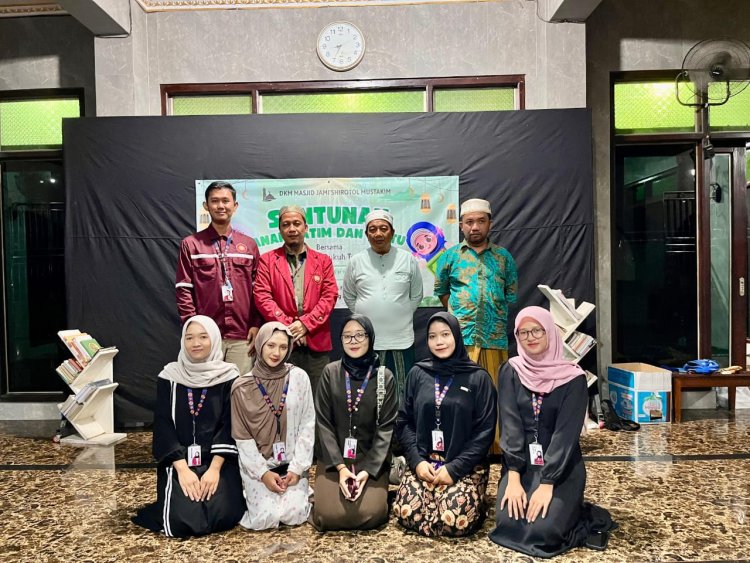 Bersama DKM Shirotol Mustaqim, KKM UMC Desa Dukuh Tengah Gelar Santunan Yatim