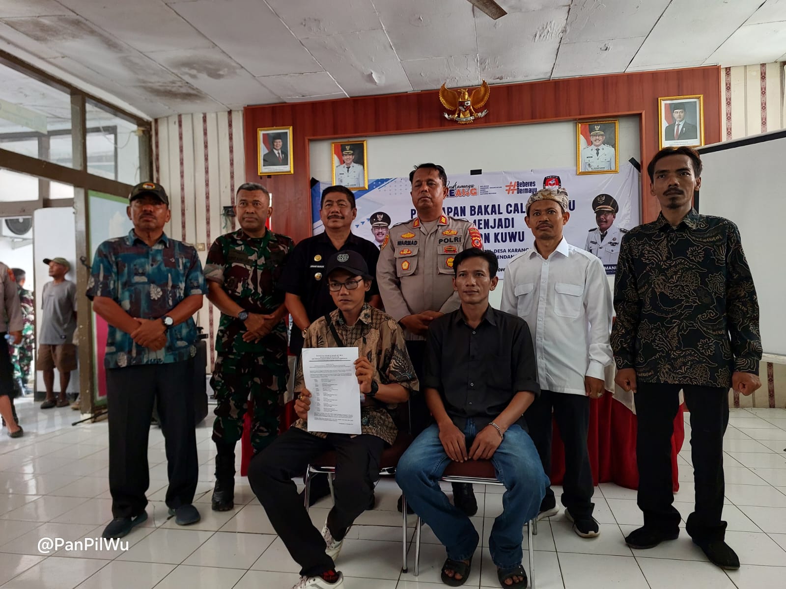 Penetapan Bakal Calon Kuwu Menjadi Calon Kuwu Desa Dukuh Tengah