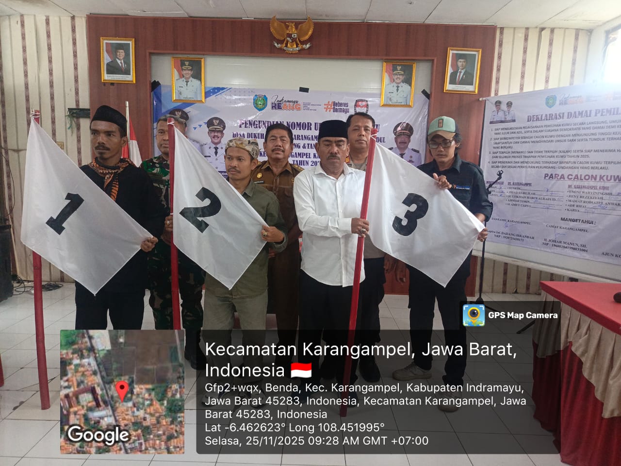 PENGUNDIAN NOMOR URUT CALON KUWU DESA DUKUH TENGAH